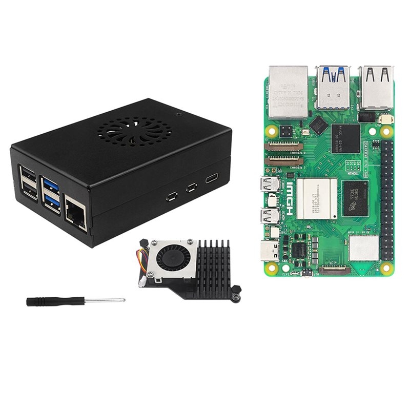 Raspberry Pi 5 8Gb Kit - T23C untuk Kit Pemula Irasptek untuk